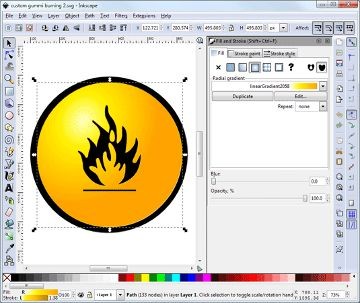 Ferramentas sofisticadas e controles precisos tornam o Inkscape poderoso o suficiente para a maior parte do trabalho com arte vetorial.