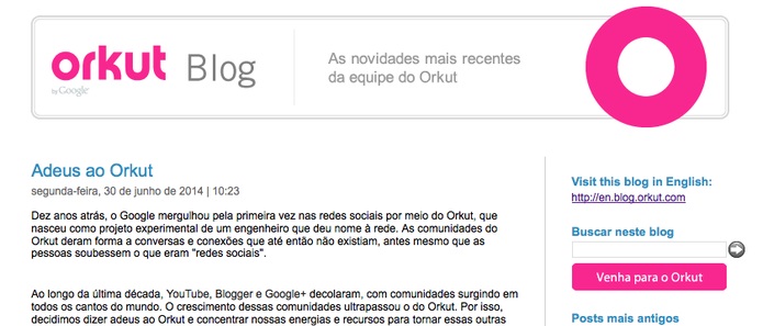 Blog do Orkut